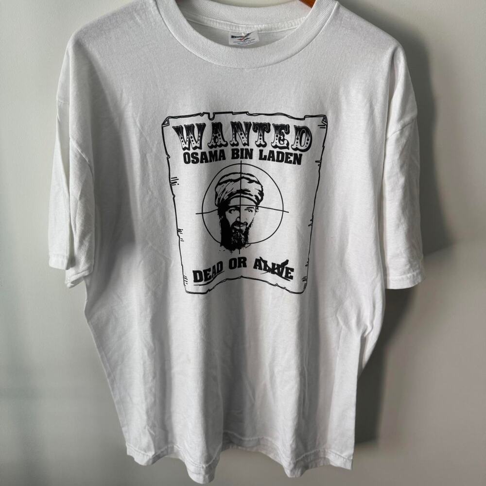 2001 osama bin laden tee